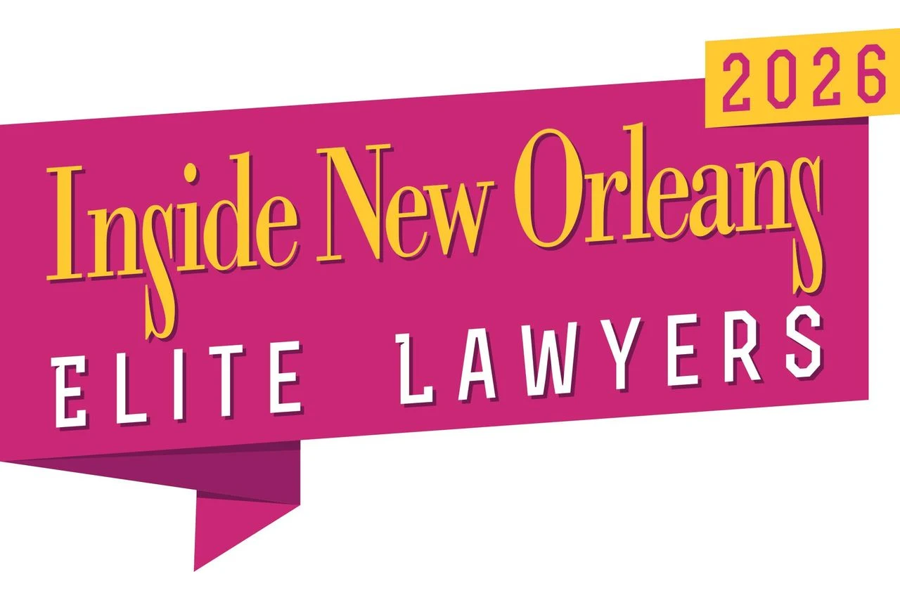 Inside New Orleans Magazine 2026 Elite Lawyers Readers' Favorite badge