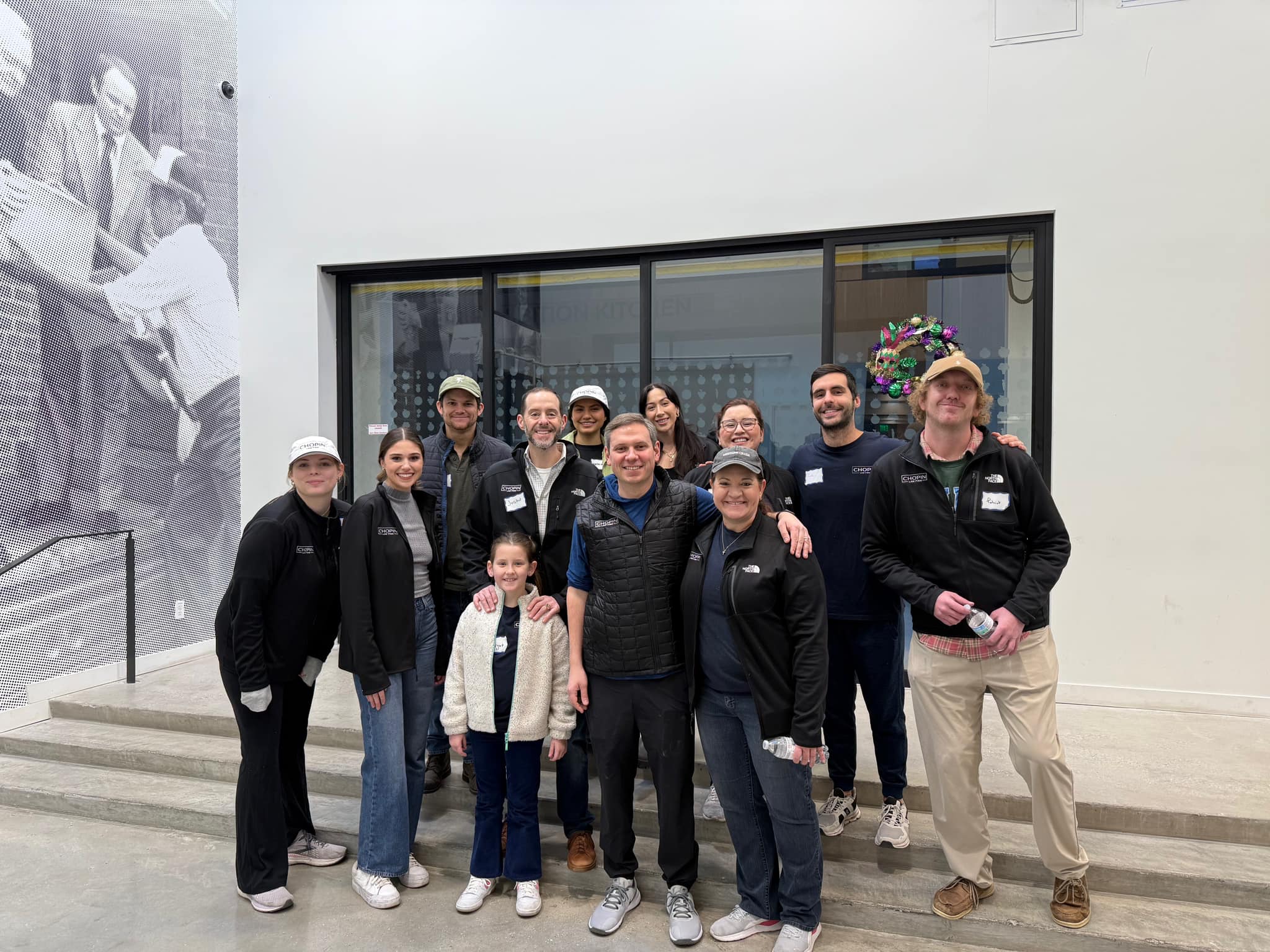 Chopin Law Firm team volunteering in New Orleans